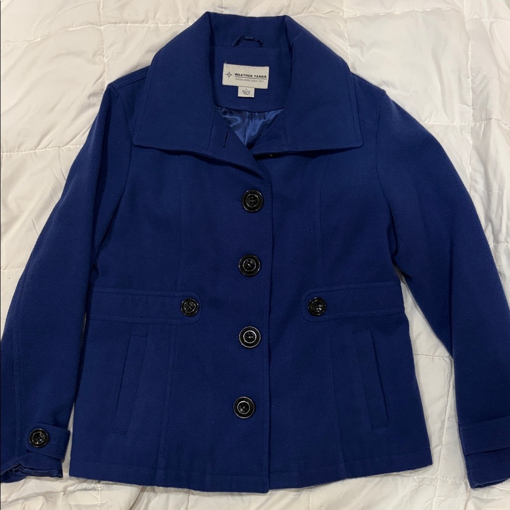 Elegant Blue Peacoat by Nautica Jeans